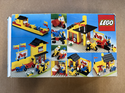Vintage LEGO Town Set 6373 - Motorcycle Shop - Complete with