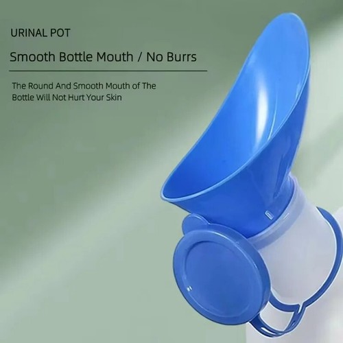 New 1000ml Urinal Spill Proof Urine Bottle Plastic Men's Pee Bottle with Lid AUS - Picture 4 of 6