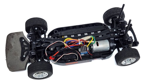 Tamiya 1/14 Scale 4WD TT-01E Roller Rolling Chassis Only #12085 Untested - Picture 1 of 14