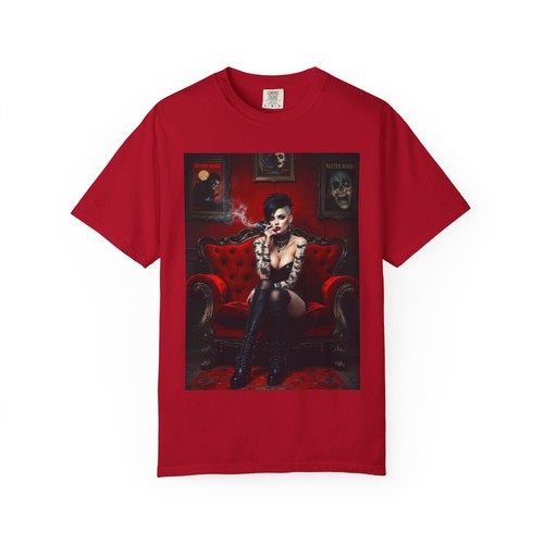 Sexy Goth Girl Horror Punk Gothic Vintage T-Shirt Alternative Edgy Fashion Tee - Picture 10 of 13