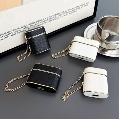 Luxury Leather Case For Apple AirPods Pro 3/2/1 Charging Box