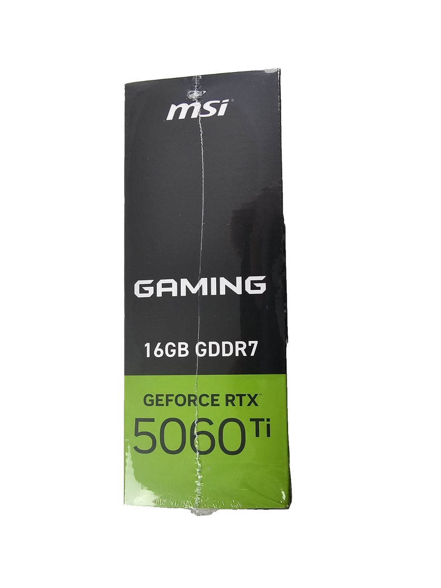 BRAND NEW - SEALED MSI GeForce RTX 5060 Ti 16Gb GAMING OC Graphics