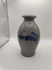 HANDMADE ROWE POTTERY WORKS 6" VASE CAMBRIDGE, WIS 2000 SALT GLAZED