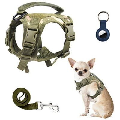 Tactical Dog Harness for Small XS Green  Camo