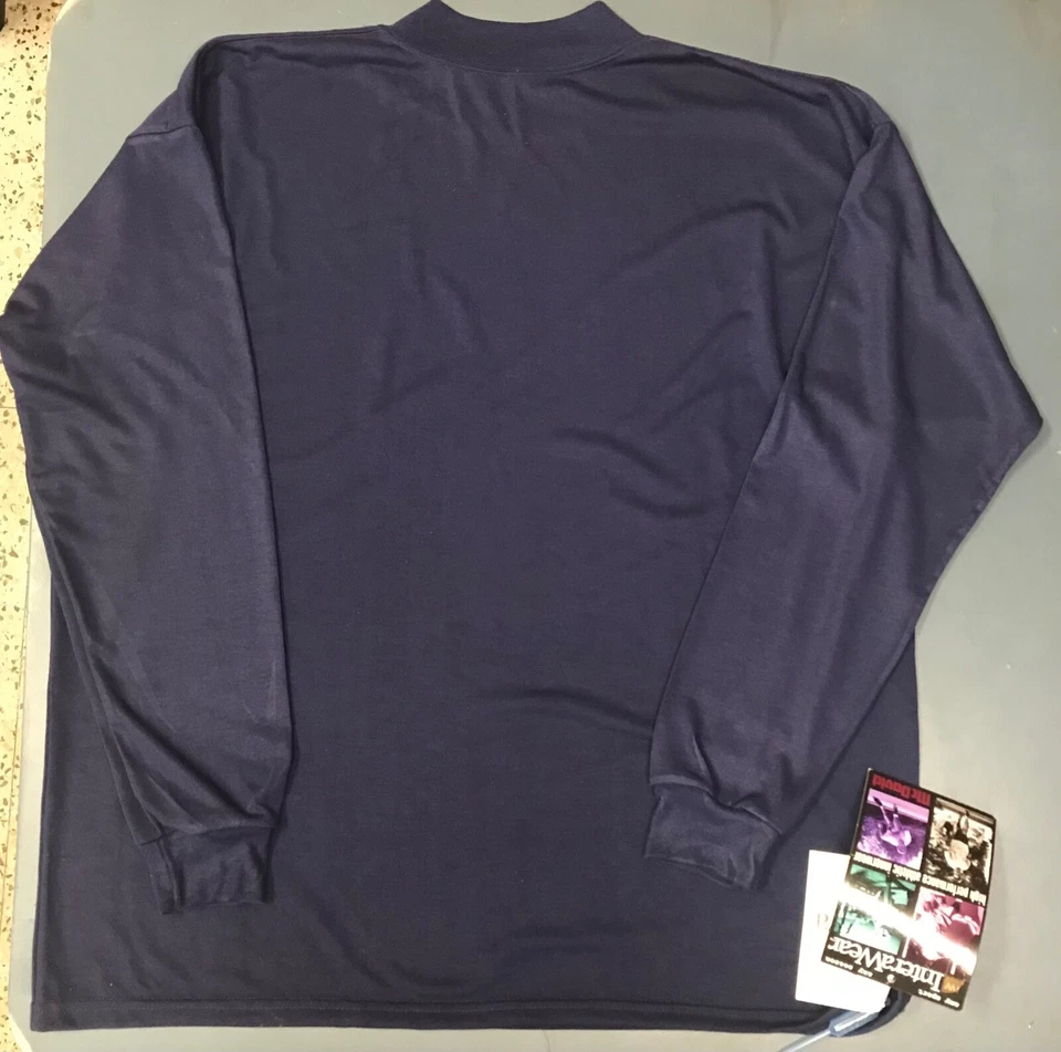 New McDavid Longsleeve Loosewear Shirt, Model 918, XXL Navy - Image 2 of 3