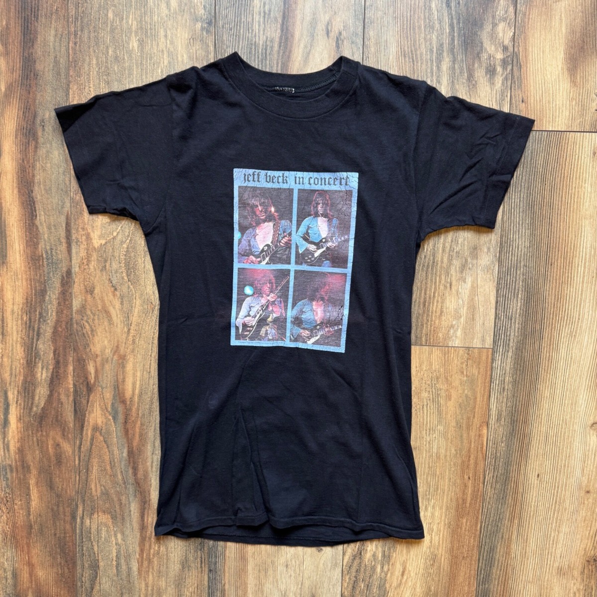 【ヴィンテージ】JEFF BECK ON TOUR T Vintage 1975 Jeff Beck in Concert Shirt Single Stitch T-Shirt Rock