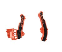 Acerbis X-Grip Rahmenprotektor Schutz Orange Schwarz FüR KTM SX 50 2016-2023