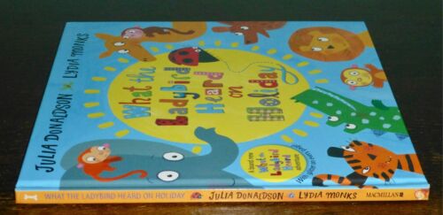 DOUBLE SIGNED 1st Print What The Ladybird Heard On Holiday Julia Donaldson UK HB - Picture 9 of 10