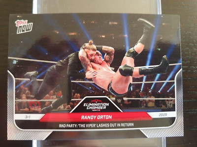2025 WWE Topps Now #24 Randy Orton - RKO Party: 'The Viper' Lashes Out In Return