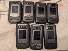 Lot of 7 Motorola Renegade V950A V950 - Black and Gray  Sprint  flip phone