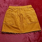 PacSun Denim Mini Skirt Jean Yellow High Waisted Casual Women's Size 23 — photo 5