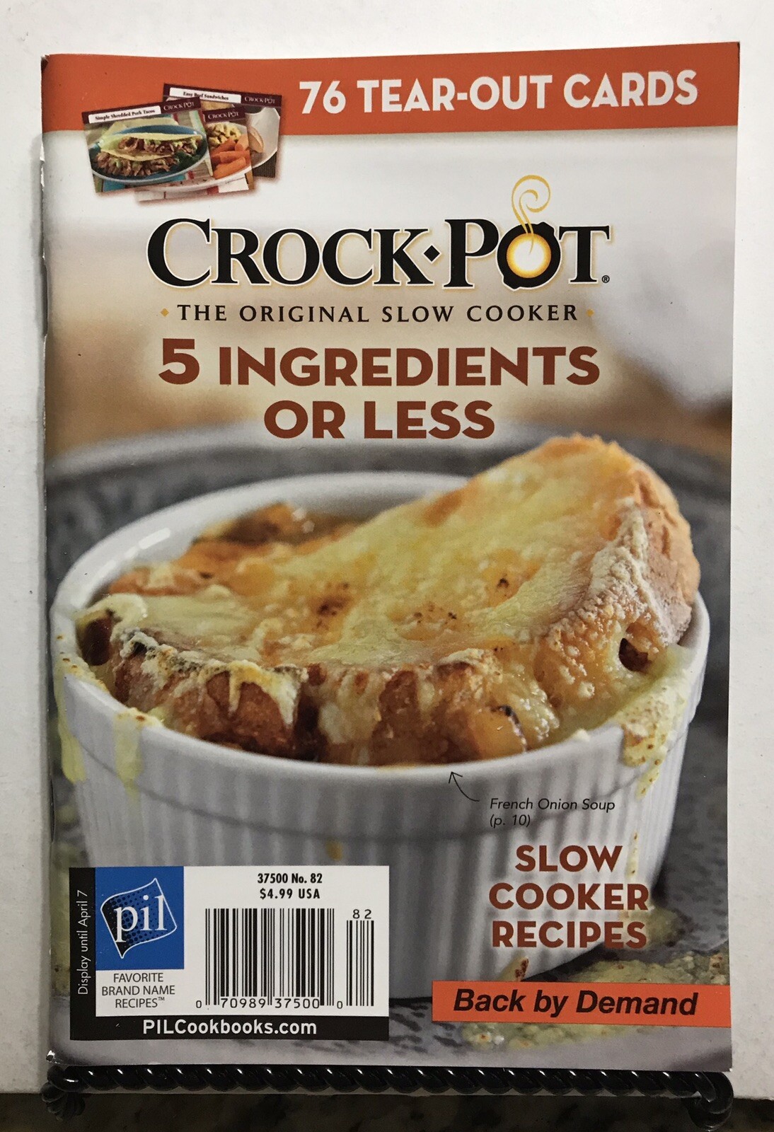 Crock Pot 5 Ingredients Or Less Slow Cooker Vol 8 82 April 7 2015 FREE