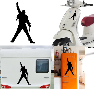 FREDDIE MERCURY Queen, Vinyl Aufkleber Version V1D