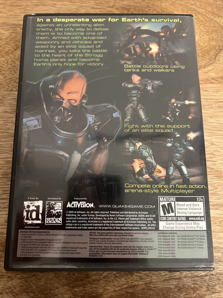 Quake 4 Video Game Pc Cd-ROM M-Mature - Image 3 of 4