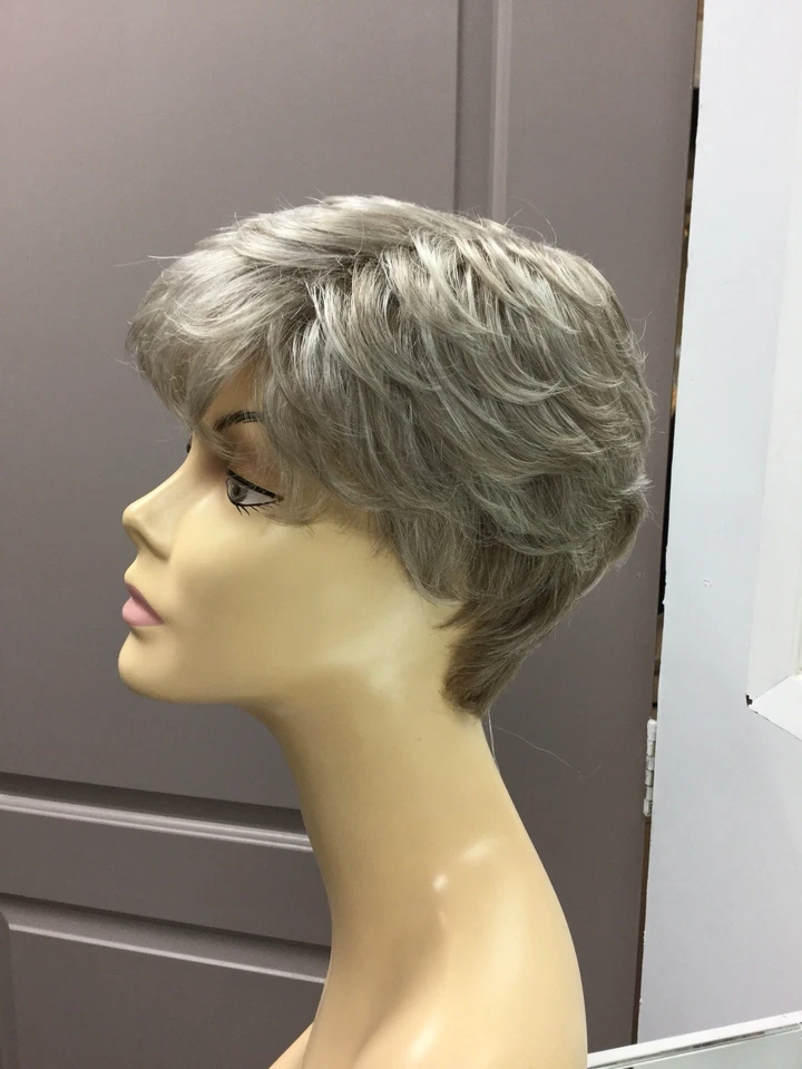 Peluca sintética corta Gabor CAREFREE, promedio, G101+ Platinum Mist OFERTA Foto 3 de 4