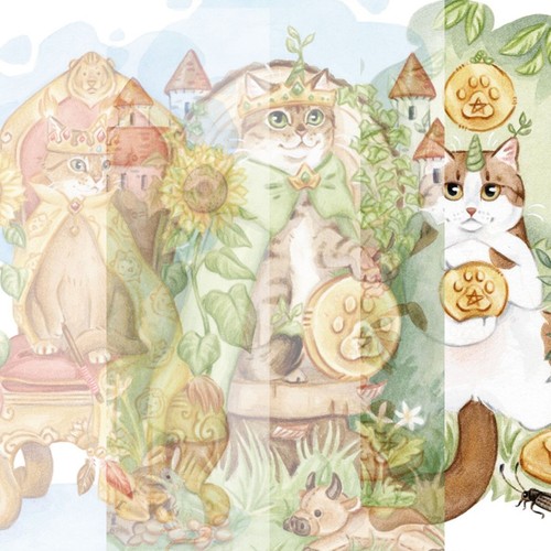 Caticorn Tarot Deck - 78 Mystical Cards with Guidebook - Picture 13 of 13