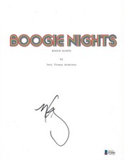 MARK WAHLBERG SIGNED BOOGIE NIGHTS FULL MOVIE SCRIPT SCREENPLAY BECKETT COA BAS