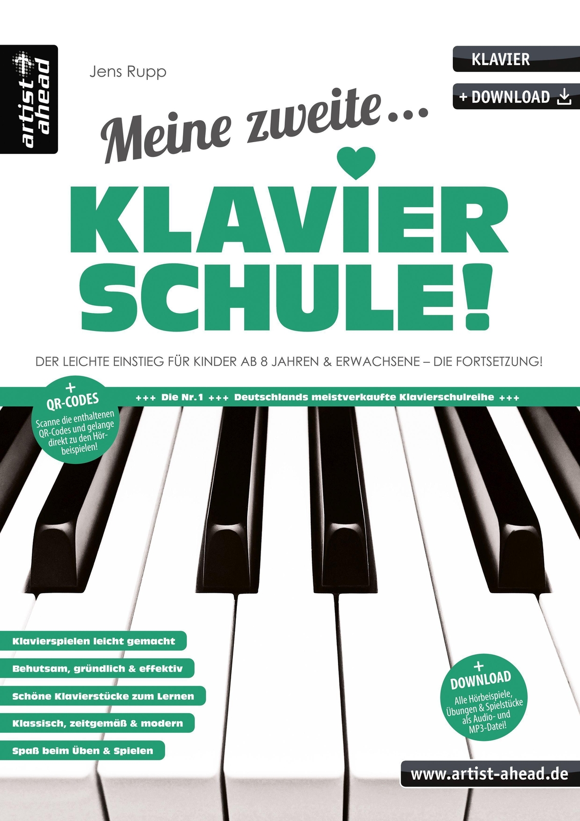 Thumbnail - Meine Zweite Klavierschule | Jens Rupp | Broschüre | Buch &