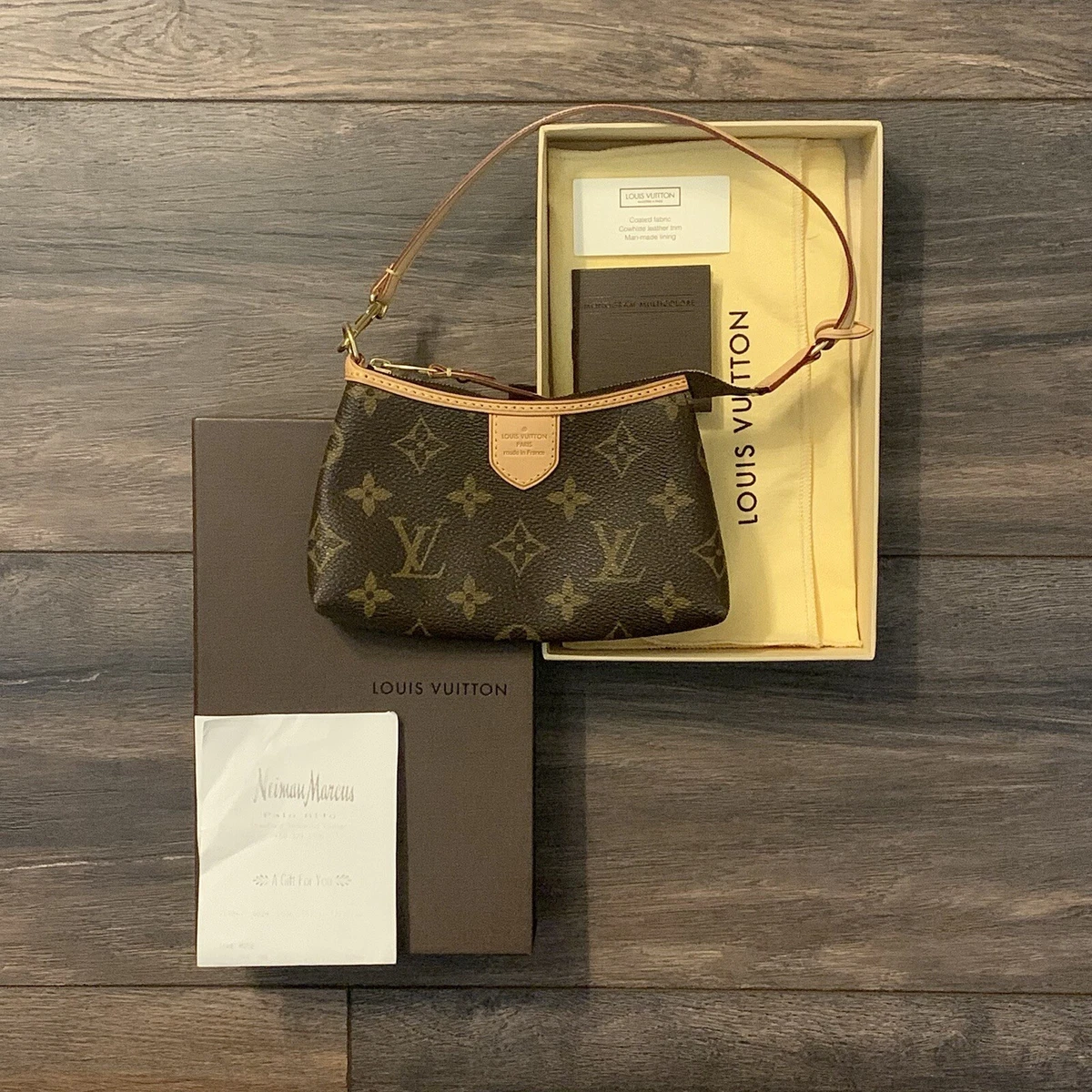 Louis Vuitton Mini Pochette Delightful in Brown Monogram Canvas