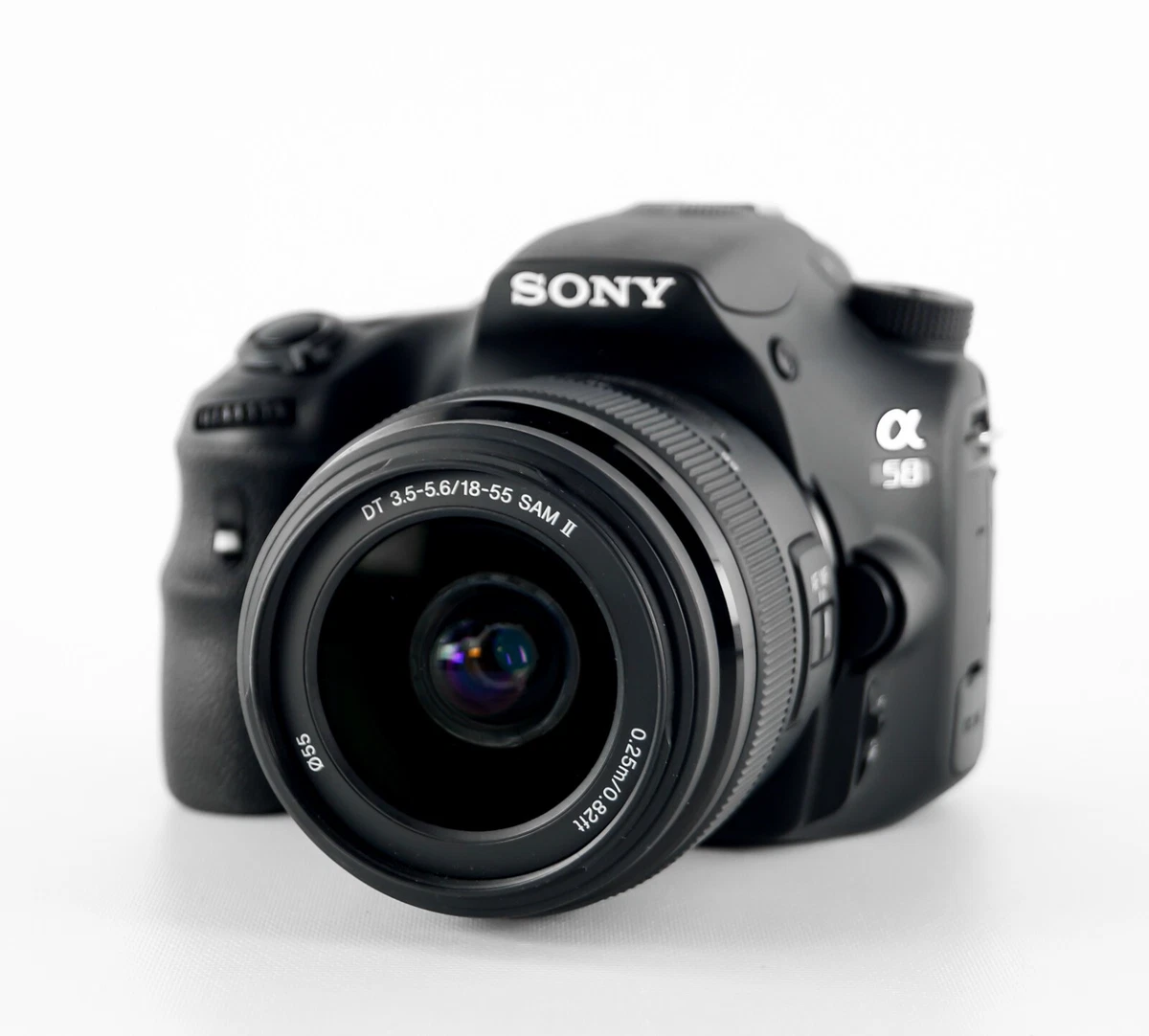 Sony Alpha SLT A58 20.4MP Digital SLR Camera DT SAM II 18 55mm