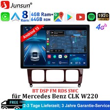 13.1" Android 4G Carplay Autoradio GPS Nav FM f&uuml;r Mercedes S/CL Klasse W220 W215