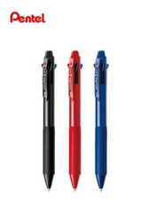 Pentel Vicuna MultiPen 4 Color Ink 0.5mm Ballpoint Pen Choose from 3 Body colors