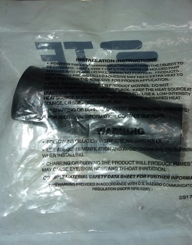 NEW SEALED BAG 222D211 3 0 Raychem Tyco Electronic Heat Shrink Boots 
