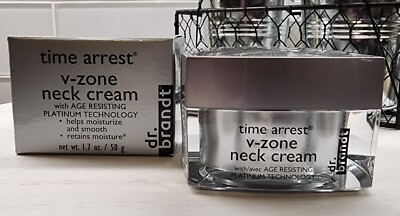 Dr. Brandt Time Arrest V Zone Neck Cream 1.7oz/50g  MSRP $120 NIB 