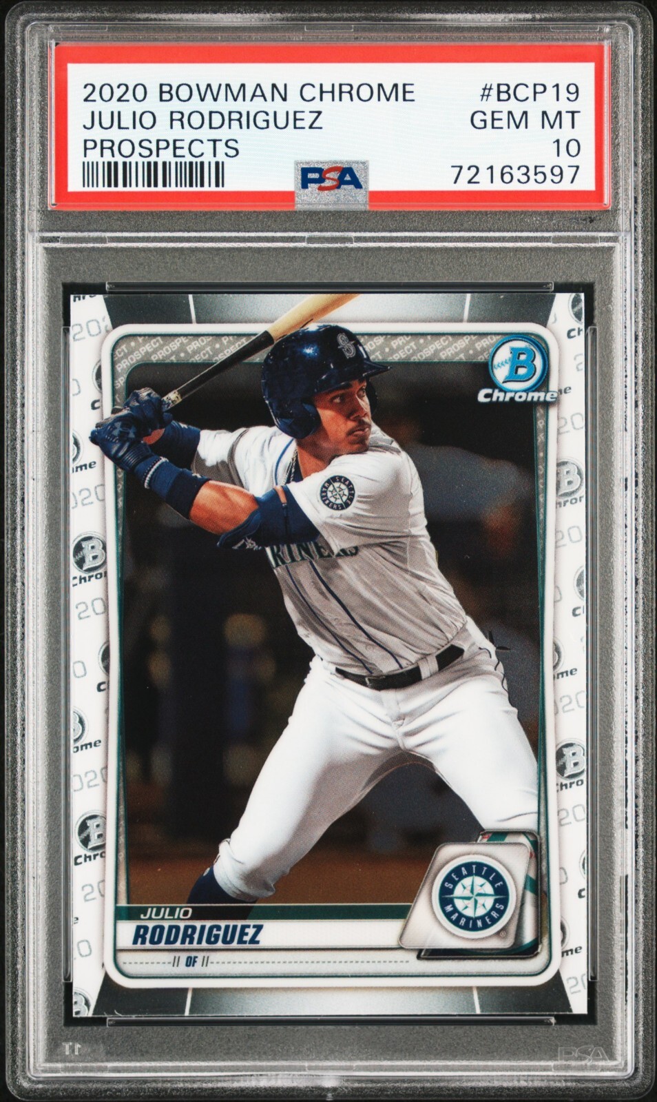 Julio Rodriguez - 2020 Bowman Chrome Prospects PSA 10