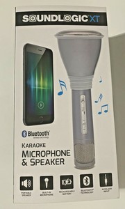 soundlogic karaoke microphone & speaker microphone