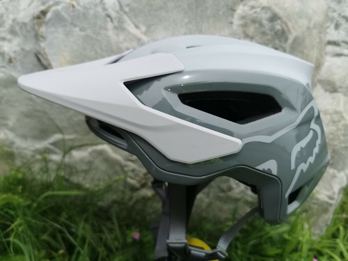 FOX Speedframe Pro Mips 2021 MTB Bike Con Visiera Casco Grigio Ptr | eBay