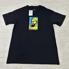 PLEASURES Blow Statue T-shirt Black Graphic Adult Small New NWT