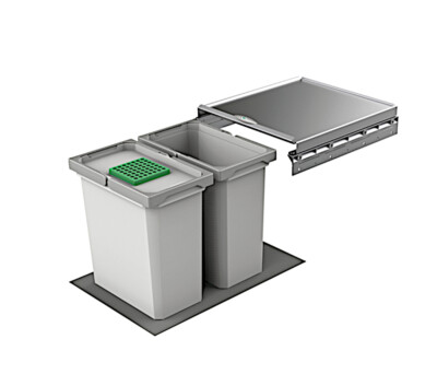 NABER COX  BOX 360 S/400-2 mit Biodeckel und 24 Liter Abfallvolumen für 40 cm...