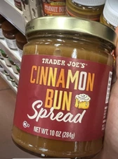Trader Joe's Cinnamon Bun Spread 10 oz Jar Limited Edition Free Ship