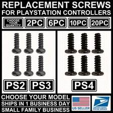 Controller Screw Set for PlayStation 2/3/4/5 PS2/PS3/PS4/PS5 Repair Replacement