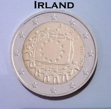 2 Euro Gedenkmünze Irland 2015 "Dreißigjähriges Bestehen der Europaflagge"