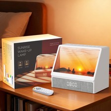 Sunrise Alarm Clock, White Noise Sound Machine for Bedroom, Wake Up Light Ala...