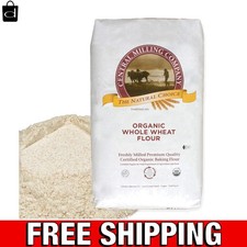 25 lb Bag of Organic Whole Wheat Flour   Ideal for Sourdough  Bread Machines