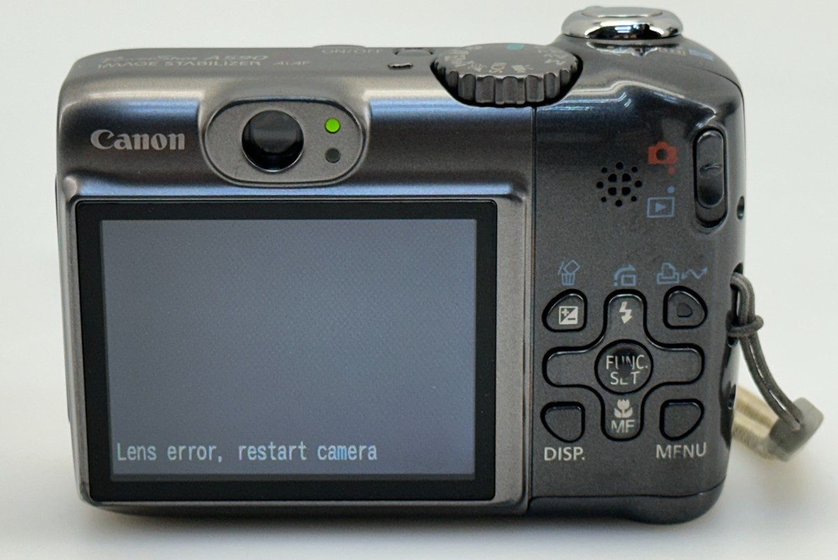 Canon PowerShot A590 IS 8.0MP Digital Camera Gray | eBay
