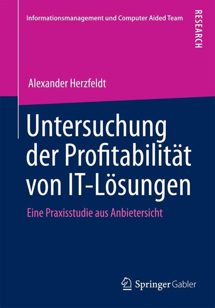 Untersuchung Der ProfitabilitäT Von It-LöSungen Alexander Herzfeldt Taschenbuch-image
