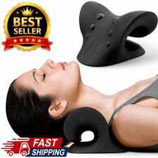 RESTCLOUD Neck and Shoulder Relaxer, Cervical 1 Count Pack of 1 , Dblack