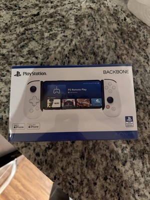 PlayStation Backbone Mobile Controller for iPhone, PlayStation Edition, White/B 