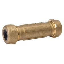 Zoro Select 160-306Nl Coupling Low Lead Brass Coupling, 1 In Female