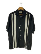 WACKO MARIA Short Sleeve Shirt M BLK Solid 03 5708