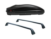 DachtrÄGer LP65+ Dachbox Spark 400 FÜR Mazda 3 4 TÜRer 2010-2013