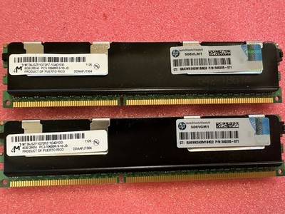 16GB (2x8GB) DDR3 PC3-10600R ECC REG Server RAM Micron 1333MHz