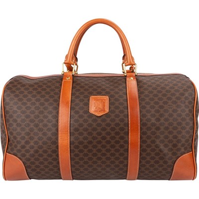 Celine Monogram Macadam Canvas Boston 45 Travel Bag Tasche