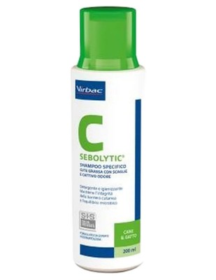 Sebolytic Glyco Virbac Shampoo 200 ML