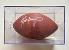 Brett Favre Autographed Authentic NFL Football (w/ COA) - Display Case Included