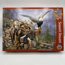 Master Pieces 1,000 Piece Jigsaw Puzzle Season s Descent Artist Tom Antonishak